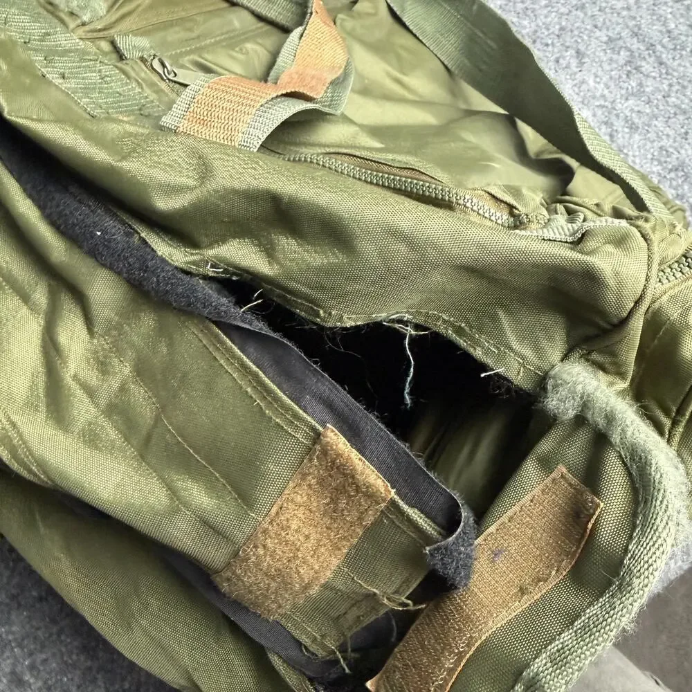 Mixed Military Tactical Gear Lot Duffel Bag Hydration Pack Woodland Bag Sling